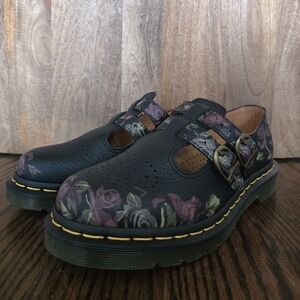 Dr. Martens 8065 Decayed Roses Mary Jane Shoes (Womens) 7